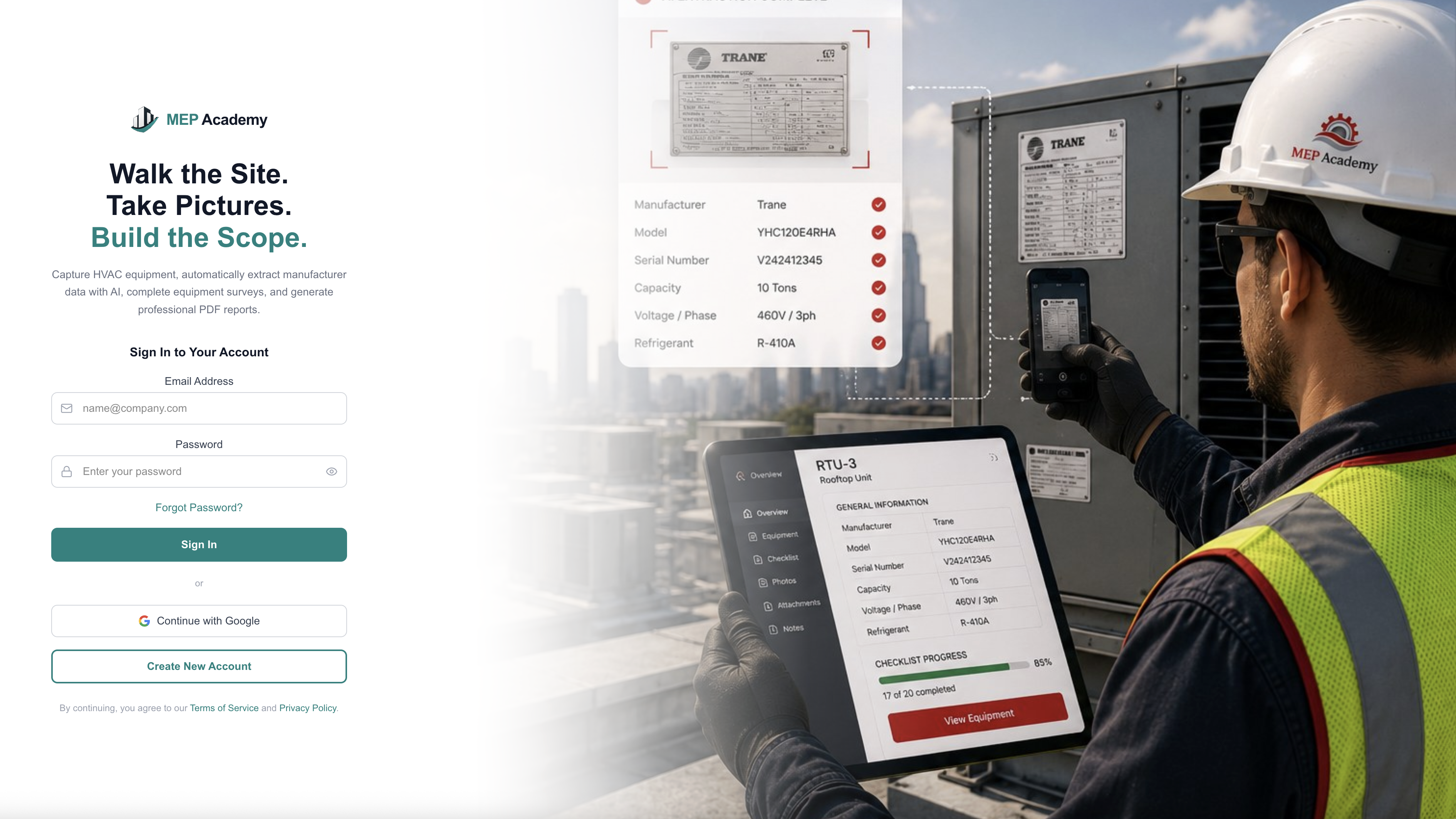 Sign-In Screen